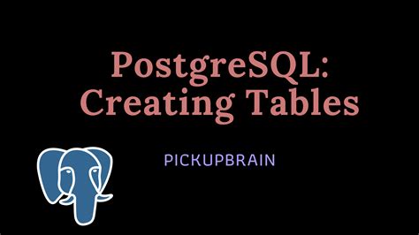 Image result for Python PostgreSQL CreateTable