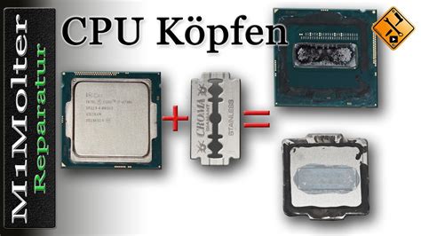 CPU Köpfen - schnell, einfach, kostengünstig für bessere Wärmeableitung ...