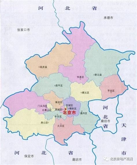 一文速览北京各区分区规划_发展