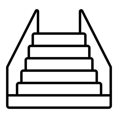 Stairs Icon Style 12748070 Vector Art at Vecteezy