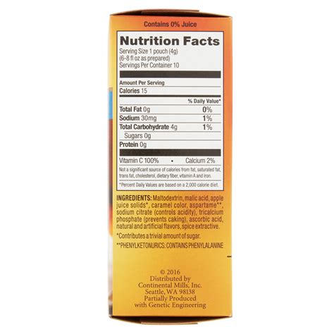 Alpine Apple Cider Nutrition Facts | Besto Blog