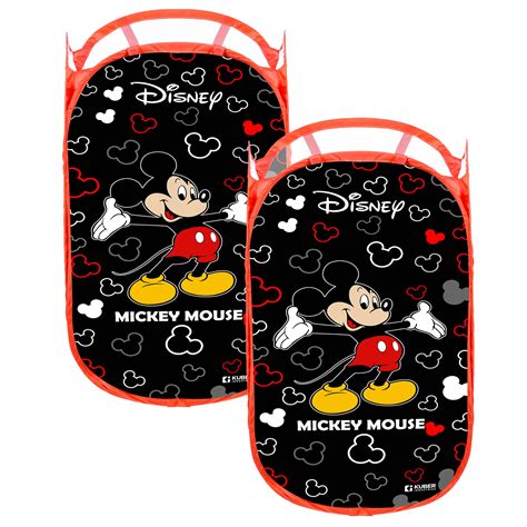 Kuber Industries Laundry Basket | Disney Mickey Net Foldable Laundry ...