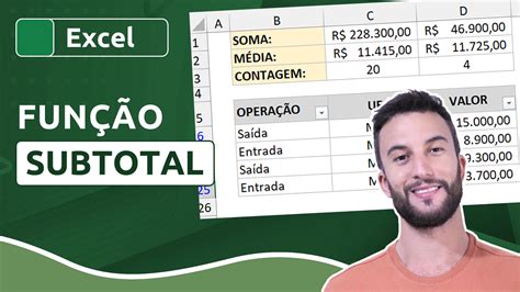 Excel Subtotal Tutorial 的图像结果