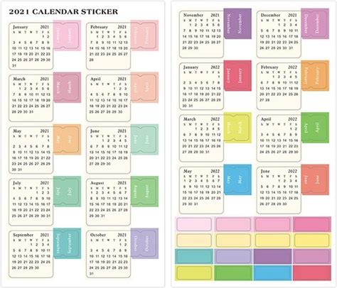 Buy Madames Sticker 2022 Calendar Label Sticker Online at Lowest Price ...