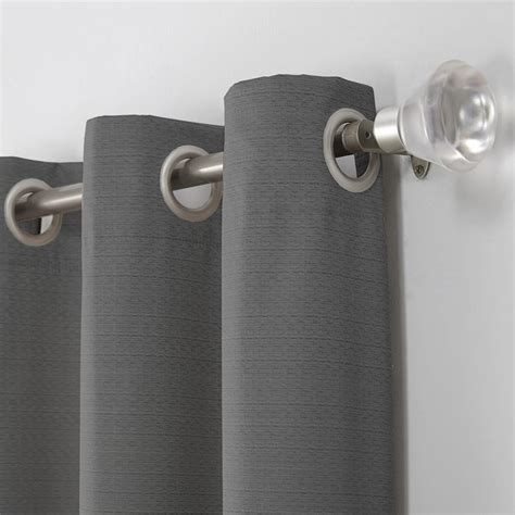 Charcoal Thermal Curtain Panel 63in Room Darkening | At Home