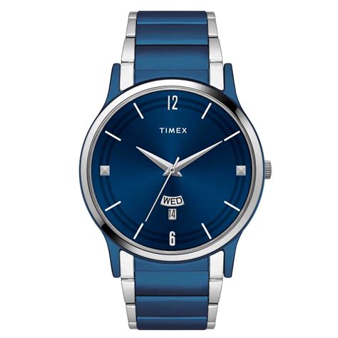 TIMEX Men Blue Round Dial Analog Watch - TW000R466 – The Watch Factory