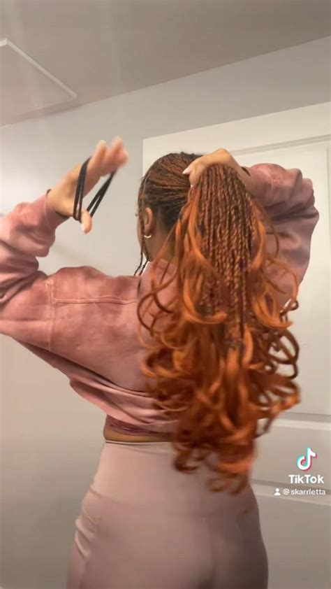 French Curl Box Braids Tutorial 的图像结果