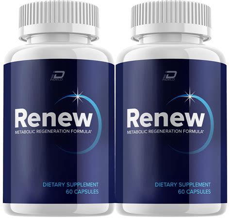 (2 Pack) Renew Metabolic Regeneration Formula Supplement - Maximum ...