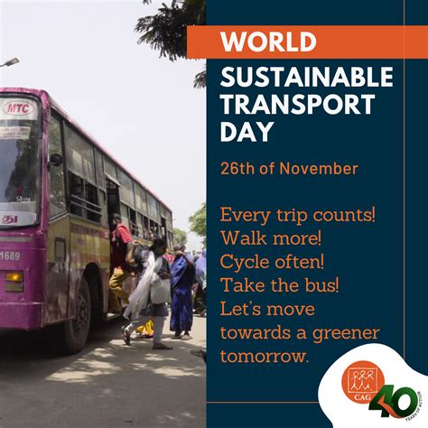 World Sustainable Transport Day 2025 | CAG