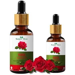 Nature Glow Herbal Rose Essential Oil For Skin Cleansing & Whitening ...