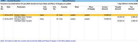 Resolve Incomplete/Mismatch in Information – GSTR-1