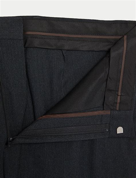 Buy Regular Fit Stretch Trousers at Marks & Spencer