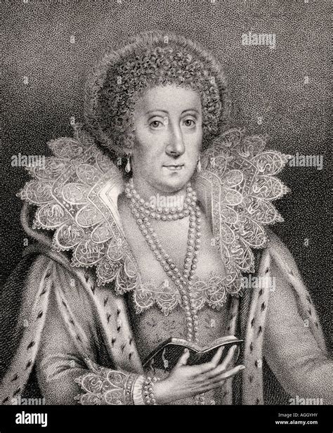 Mary Herbert, nee Mary Sidney, Countess of Pembroke, 1561-1621. English ...