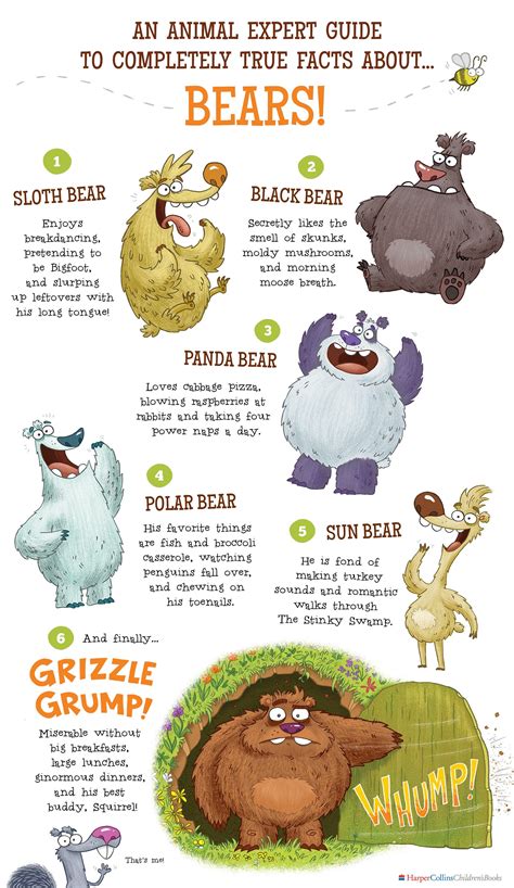 Completely True Facts About Bears [Infographic] – HCCB – Medium