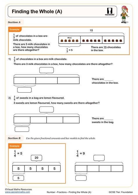 KS3 Fractions Worksheets with Answers