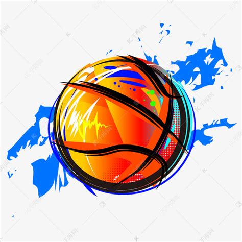 简约棕色运动招生篮球培训标志素材免费下载 - 觅知网