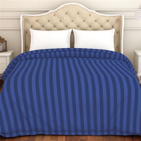 Buy SPACES Sky Rise Striped 210TC Double Bed Duvet Cover - 228 x 274 cm ...