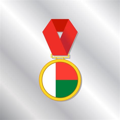 Illustration of madagascar flag template | Premium Vector