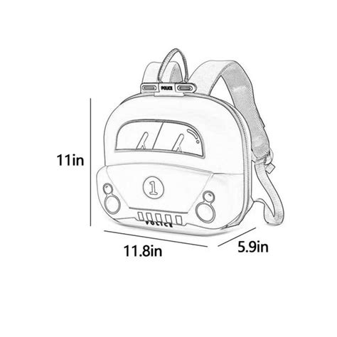 Police Joyride Kids Backpack, Mint Green - Little Surprise Box