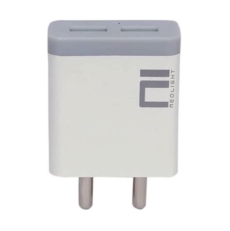 Neolight 2 USB Wall Fast Charger Mobile Charger with Cable for All ...