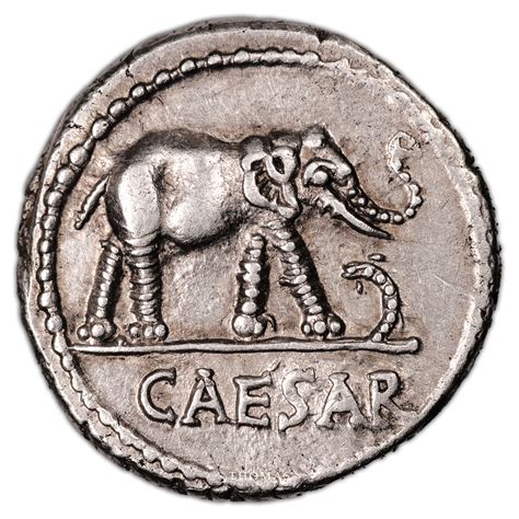 Roman coin - Julius Caesar - Denarius - Roma - Thomas Numismatics