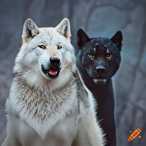 Black Panther And Wolf Art 980+ Black Panther Animal Stock