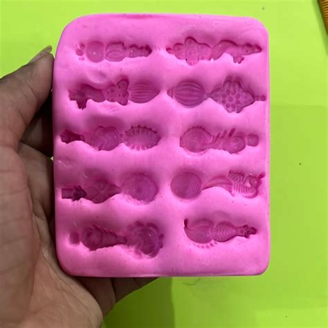 SILICON STUD PAD used for making terracotta ear studs and terracotta ...