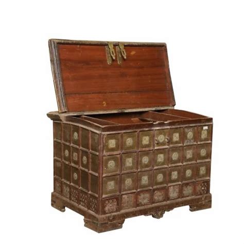 Wooden Chests - Mahogany and Ebony Chest with Brass Fittings Trader ...