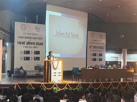 Open House at the Indian Institute of Technology, Delhi, Hauz Khas ...