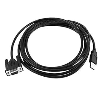 DB9 9 Pin Female to USB 2.0 PLC Serial Programming Cable 3 Meters 10Ft ...
