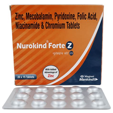 Nurokind Forte Z Tablet | Uses, Side Effects, Price | Apollo Pharmacy