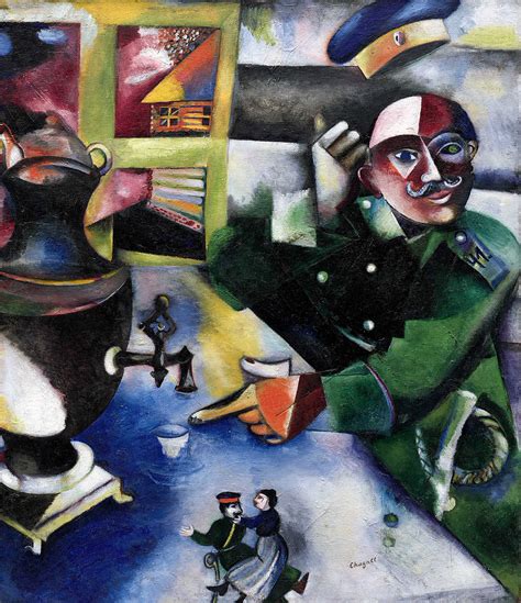 Marc Chagall | Paris through my window, 1913 | Tutt'Art@ | Pittura ...