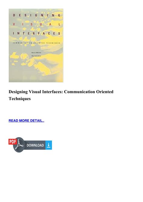 PPT - Designing Visual Interfaces Communication Oriented Techniques ...