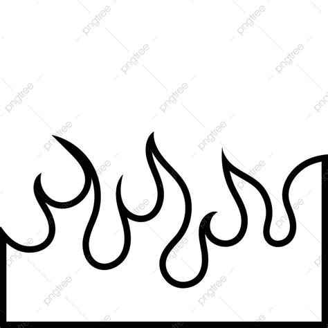 Fire Outline PNG Transparent Images Free Download | Vector Files | Pngtree