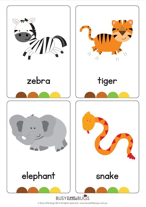 Free Printable Animal Alphabet Flash Cards