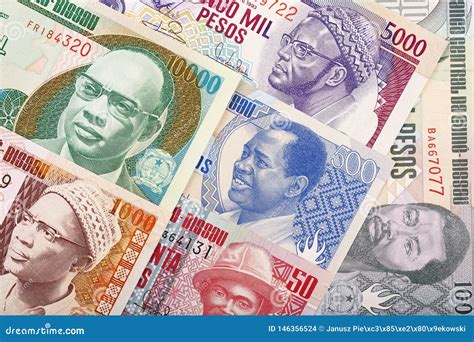 Full Set of Money from Guinea Bissau a Background Editorial Stock Image - Image of paper, bill ...