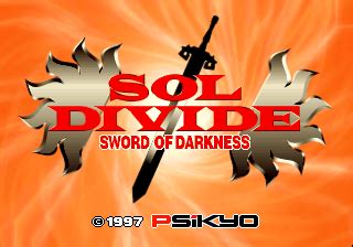 [mdk] Sol Divide: Sword Of Darkness download for mame 0.288
