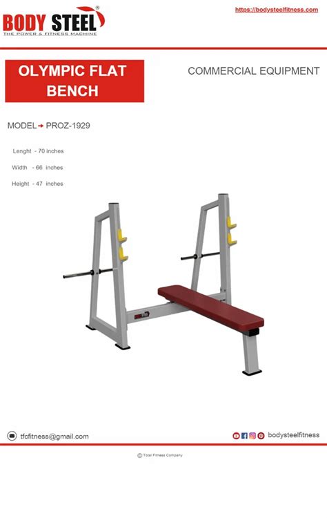 Bench Press Machine - Olympic Incline Bench Manufacturer from Jaipur