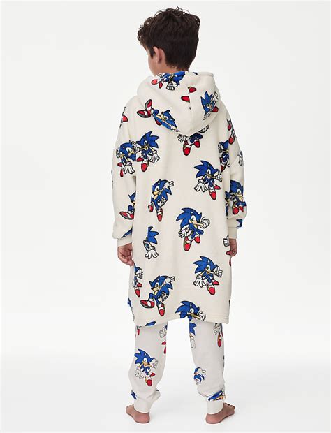 Buy Sonic the Hedgehog™ Oversized Hoodie (3-14 Yrs) at Marks & Spencer