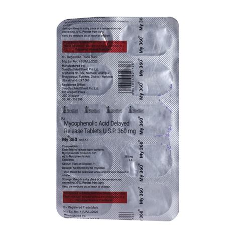 My 360 Tablet 10's Price, Uses, Side Effects, Composition - Apollo Pharmacy