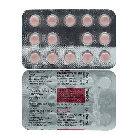 Exafib 10 Tablet 14's Price, Uses, Side Effects, Composition - Apollo ...