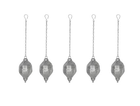 Buy Lal Haveli Moroccan Metal Lantern Lamps for Living Room with ...