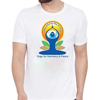 Buy Yoga International Day Tshirt Printed Round Neck and Half Sleeve ...