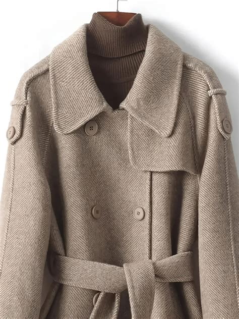 Asymmetric Wool Blend Coat | Savana | Bestsellers