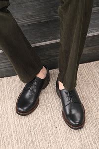 Carlo Romano by Wasan Shoes Black Burnish Leather Formal Shoes Lace Up ...