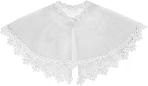 Buy YOOJIA Kids Girls Christening Baptism Princess Shrug Shoulder Cape ...