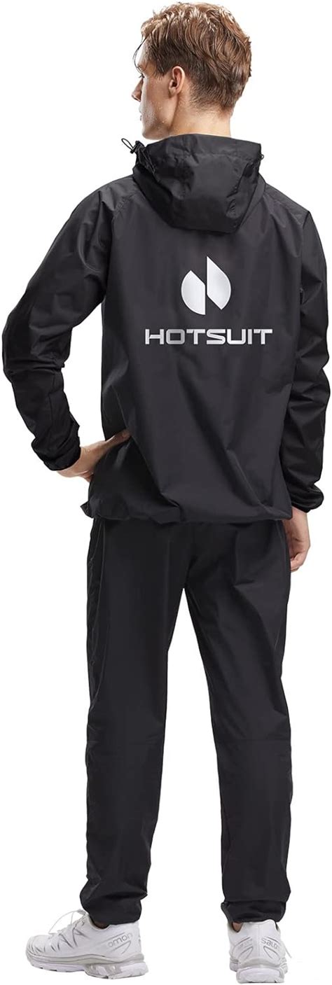 Buy HOTSUIT Sauna Suit for Men Sweat Sauna Jacket Pant Gym Workout ...
