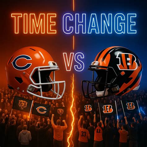 🏈 BREAKING 🚨: Kickoff Rescheduled for Chicago Bears vs. Cincinnati ...