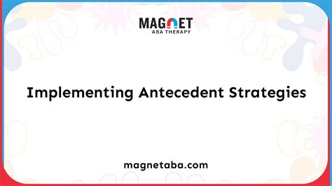 How Are Antecedent Interventions Used in ABA Therapy?