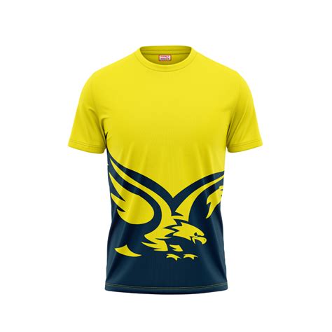 Round Neck Printed Jersey Yellow NP00197 – Next Print